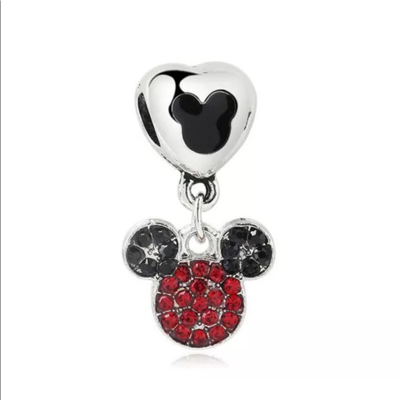 925 Disney Charm European Spacer Beads Bracelet - Picture 1 of 4